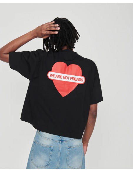UNION LOVE BLACK BOXY T-SHIRT
